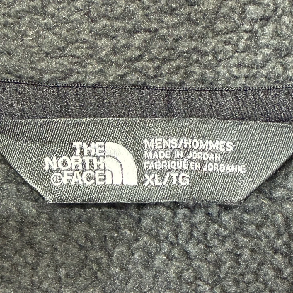 The North Face Hoodie Mens XL Gordon Lyons Dark Grey Heather Fleece NF0A33R4 EUC